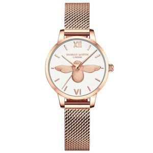 Wristwatches Fashion Unique Ladies Watch Women Watches 2021 Designer 3D Bee Face 3ATM Water Resisitant Japan Quartz Movement238f