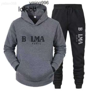 Abbigliamento sportivo balmanly Abbigliamento ballmainly ballman Felpa balmin balmani Love Tute da uomo Stessa tuta Designer Felpa con cappuccio Tuta in puro cotone per Fash K943