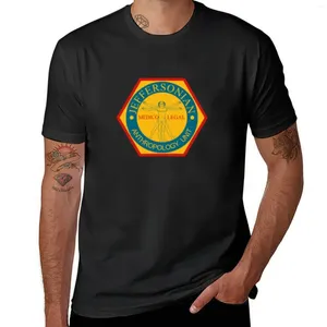 Herrpolos Jeffersonian Logo Bones TV-show T-shirt Kawaii kläder anpassade för män