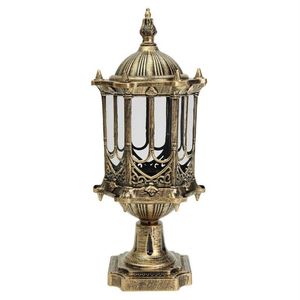 Lampy ścienne na zewnątrz retro światła światła lampa po lampie Lantern Filar Oświetlenie Balkon Light