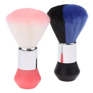 Makeup Brushes Soft Bicolored Hair Brush Neck Face Duster Hairdressing Cutting Broken Cleaning For Barber Salon