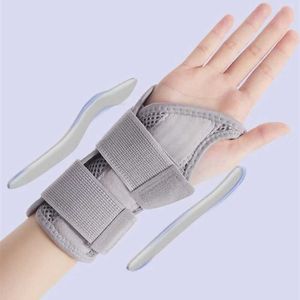 Wrist Support Carpal Tunnel Wrist Support Brace with 2 Splints Wristband Hand Wrist Strap Wrap Band Protector Arthritis Pain Relief Crossfit YQ240131