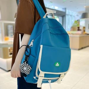 Borse da scuola Borsa da studente per laptop impermeabile femminile fresca Borsa da viaggio per ragazza Zaino alla moda per donna Lady College Kawaii