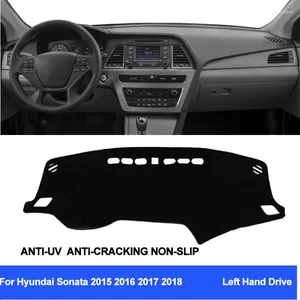 Interior Accessories For Hyundai Sonata 2024 9 Car Dashboard Cover Dash Mat Pad Carpet Anti-UV Anti-slip