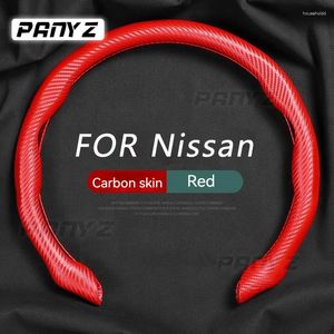 Steering Wheel Covers For Nissan Qashqai J10 J11 X Trail T32 T31 Tiida Juke Car Suede Cover Summer Sweat-absorbin