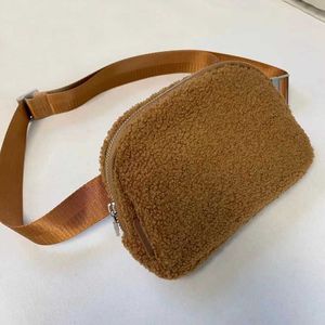 Роскошный дизайнер Lu Yoga Bag Fanny Pack Поясная сумка Bum Chest Bumbag Нейлоновая женская мужская уличная флисовая сумка через плечо Сумки на пояс через плечо с брендом