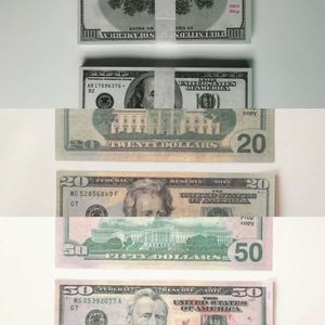 Gefälschte Geld Banknote 5 10 20 50 100 US -Dollar Euros Realistische Spielzeug Bar Requisiten Props Währung Euro Faux Kopie 100 pcspack Kinder Geschenk7460165gff6