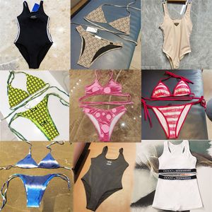 Biquíni de luxo verão designer maiô das mulheres conjunto biquinis sexy cinta clara swimwears senhoras maiô praia roupas