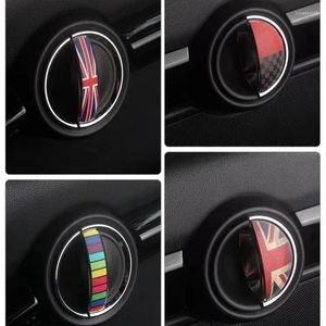 Interior Accessories 2Pcs Leather Car Door Handle Sticker For MINI COOPER R56 R55 R60 R61 Countryman F55 F56 F60