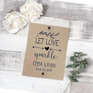 Sparklety Tagi Sparklel Farewell Rustic Cards Niech Love Sparkle Custom Tags Wedding