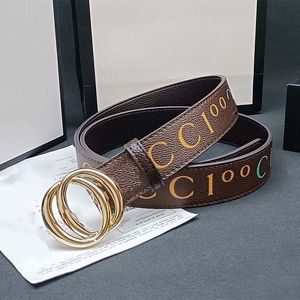 Man belts designer belt store black and gold belt for woman genuine leather high fashion belt Alloy Golden Silver buckle lady leather belt brand name belt box for gift