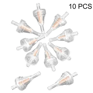 All Terrain Wheels 10pcs/set Universal 1/4" 6.3mm Fuel Line Gasoline Filter Motorcycle Inline Gas For Dirt Bike ATV UTV