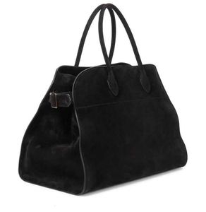 New Designer Bags margaux 15 Leather Margaux handbag commuter bags Cow leather Tote travel shoulder light luxuryClassic tote THE ROW Premium touch