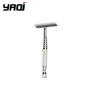 YAQI Romulus Polished 316 stainless Steel AC Blade Single-edged Mens Shaving Safety Razor 240119