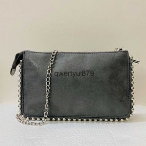 Totes Rivet Decorate Messenger Bag Clu Purse Luxury Designer andbags For Women 2023 New In Fasion Cain Soulder Crossbody BagH24131