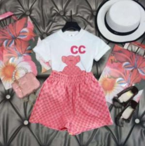 Fashion casual designer Fashion New Summer Clothing Sets Designer Brand Cotton Short Sleeves Clothes Suits Tops Pants Baby Toddler Boy Kids Children Girl Outfits 66