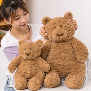 47cm güzel oyuncak ayı peluş oyuncak kawaii kahverengi oyuncak peluşlar bebek oyuncak çizgi film yumuşak doldurulmuş hayvanlar bebek peluche hediye çocuklar için kız erkek erkekler