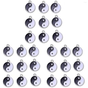 Bieciki 27 szt. Tai Chi yin Yang Charms Naszyjnik