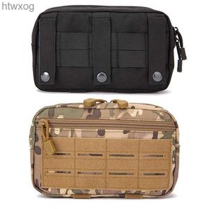 Mobiltelefonpåsar Taktisk molle EDC Pouch First Aid Kit Pouch Cell Phone Pouch Holder Midjepaket Emergency EMT Utility Tool Pouch Hunting Bag YQ240131