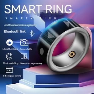 New smart short video page turning ring black technology ring Smart Bluetooth remote control ring ebook like selfie device music switching remote control
