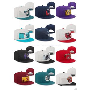 Boll Caps All Team Logo Snapbacks Hats Designers Flat Hat Baseball Embroidery Cotton Football Basket Basket Justerbar Cap Mesh Beanies DHDTA