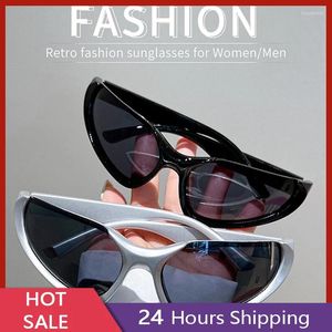 Sunglasses 2024 Y2k Sports Punk Women Brand Designer Men Luxury Riding Sun Glasses Uv400 Colorful Mirror Fashion Eyewear