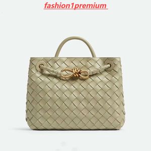 Andiamo Tasche Einkaufstasche Intrecciato Taschen Spiegel Schulter Große Kapazität Strickleder Handtaschen Damen Nappa Handtasche Geldbörse Umhängetasche Hobo Tasche Abnehmbare Träger