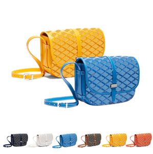 Высококачественный мессенджер Belvedere Luxurys Designer Bag Man Crossbody Sudbage настоящая кожаная конверт почтальон