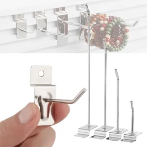 Kancalar 5pcs Çok Function Display Askı Tek Pegboard Hook Depolama Asma Tutucu Perakende Mağaza Malları Raf Ev Organizatör Rafı