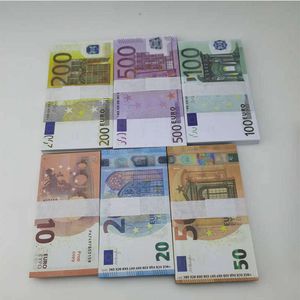 party supplies movie money banknote 5 10 20 50 dollar euros realistic toy bar props copy currency fauxbillets 100 pcs pack high qualityVGOK