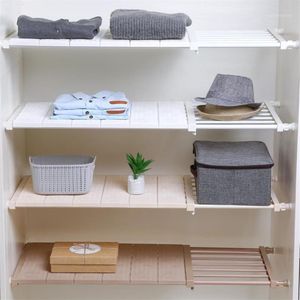 Justerbar garderobsarrangör förvaringshylla väggarrangör kök badrumsskåp hyllor garderobshyllor för klädsko rack1205m