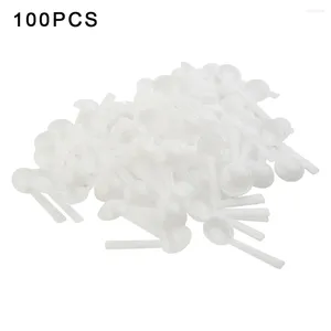 Narzędzia pomiarowe 100pcs 1 g biała łyżka plastikowa gatka spożywcza DIY SPRESPINE PIERWA STRUSZCZE