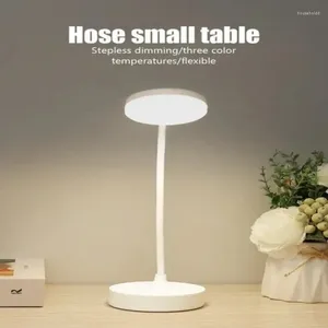 Table Lamps LED USB Rechargeable Eye Protection Infinitely Dimmable 3-speed Switchable White Light Warm Natural