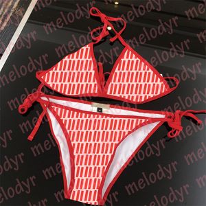 Mode Bikini Set Kontrast Farbe Bademode für Frauen Brief Drucken Schwimmen Biquinis Strand Tragen Spitze Up Bh Badeanzug