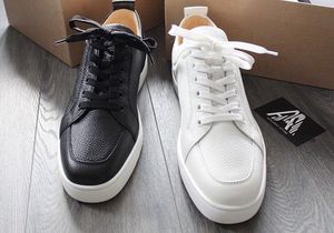 Eleganckie kobiety mężczyźni Rantulow Sneakers Buty pełne ziarna skórzana biała czarna naga sukienka ślub Doskonała deskorolka komfort swobodny spacery EU35-47