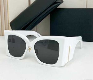 Óculos de sol Designer de moda 119 Blaze óculos de sol para mulheres grandes óculos de acetato em forma de borboleta ao ar livre estilo de personalidade de vanguarda AntiUltraviolet vêm