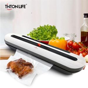 Tinton Life Food Vacuum Sealer Packaging Machine med 10st påsar Vakuum Matförseglingsmaskin Vakuumförsegling Packer FY7386300G