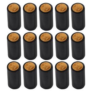 100 pz Termoretraibile Bottiglia di Calore Caps Capsule Cap Wrapfilm di Tenuta Della Copertura di Tenuta Tappi di Sughero Maniche Magliette E Camicette Capsula Homebrew Sigillante Corker 240119