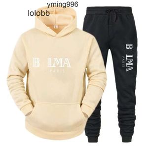 Abbigliamento sportivo ballman balmin balmani designer Felpa con cappuccio stesse tute tuta con cappuccio tuta in puro cotone pantaloni moda Felpa balmanly L'abbigliamento per l MQM5