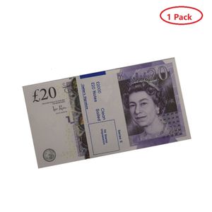 Giocattolo per feste di soldi nel Regno Unito Copia realistica di euro falsi Fingi di banconote su un lato Prop Doppia carta IasbfYJKN