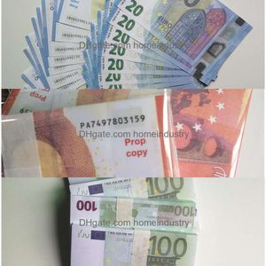 Diğer Festival Parti Malzemeleri 50 Boyut Bar Props Coin Simation 10 20 100 Euro Sahte Para Oyuncak Film Çekme Uygulaması Banknotlar / PA DHE8M0RZI