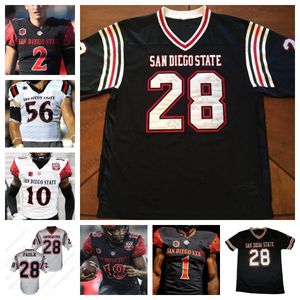 Marshall Faulk San Diego State Aztecs Football Jersey College Sheldon Canley Kenan Christon Darius Hyde Keshawn Banks Rashaad Penny homens mulheres jovens crianças