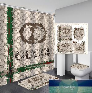 Luxury Designer Digital Printing Waterproof Mildew-Proof Polyester Bathroom Shower Curtain Partition Curtain Bathroom Supplies