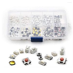 Controle Home Inteligente 250 Pcs 10 Tipos Tátil Botão Interruptor Chaves Remotas Touch Microswitch