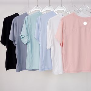 WOMANS YOGA TSHIRTS WEAR LU-718レディースTシャツ半袖ルーススポーツモーダルハイエラスティックカジュアル