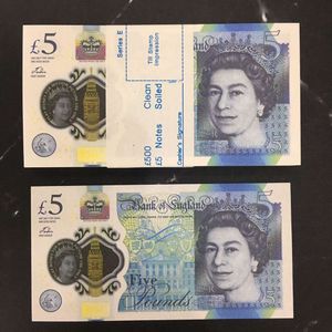 Prop Money Toys UK Funts GBP British 10 20 50 Pamiętne fałszywe notatki zabawka dla dzieci Prezenty świąteczne lub film wideo317ieal6