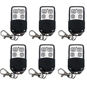 Remote Controlers 6X 4 Button Electric Garage Door Opener Wireless Control 433MHZ Igniter Radio Frequency