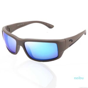 Sunglasses 580P Square Sunglasses Men UV400 Polarized Eyewear Costa Brand Driving Sunglasses For Men Mirror