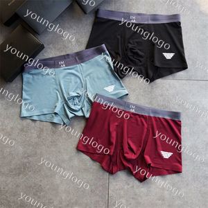 Luxury Mens Sport Boxers Desigenr Solid Color Underpants High Quality Modal Underwear