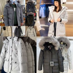 Parkas Moose Knuckle jaqueta masculina jaqueta bomber de alta qualidade pele feminina canadense mulher branca e preta pele pato branco jaqueta masculina jaquetas de inverno b1